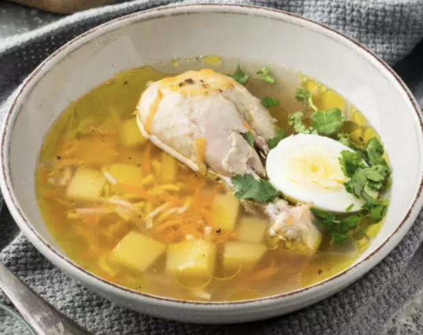 Суп куриный