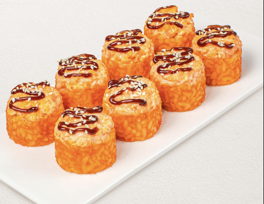 Запеченные роллы с семгой и угрем