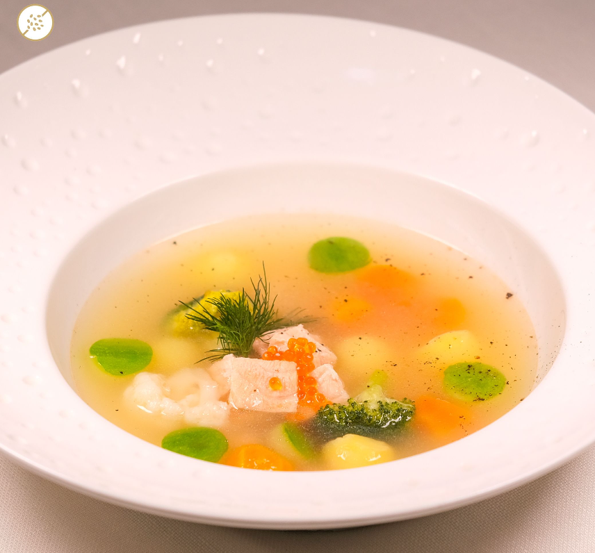 Уха из семги